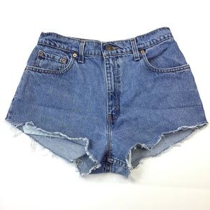 Levi's Shorts - Vintage Levi’s high rise cut off Jean Shorts Levi's Shorts - Vintage Levi’s high rise cut off Jean Shorts